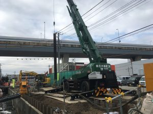 函渠工事　鴨川左岸第4排水区下水道工事　さいたま市桜区