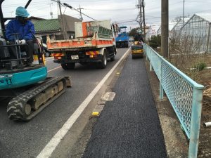 舗装工事　8076重複区間解消推進工事（道路修繕工）　埼玉県越谷市