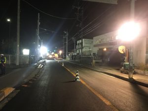 舗装工事　8076重複区間解消推進工事（道路修繕工）　埼玉県越谷市