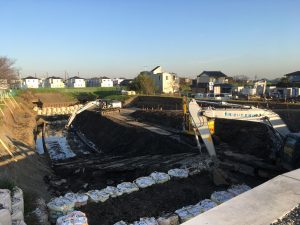 土木工事　総Ⅰ除）河川改修工事（新河岸川築堤護岸工）　埼玉県富士見市