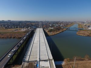 舗装工事　5030街路整備工事（吉川橋舗装工その2）　埼玉県越谷市他