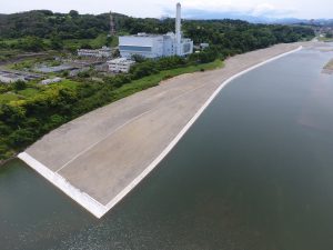 土木工事　R2多摩川右岸大丸用水堰低水護岸工事　東京都稲城市