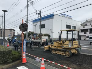 舗装工事　道路修繕（市道10440号線）　埼玉県越谷市