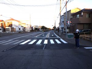 舗装工事　道路舗装工事（市道1050号線）埼玉県越谷市